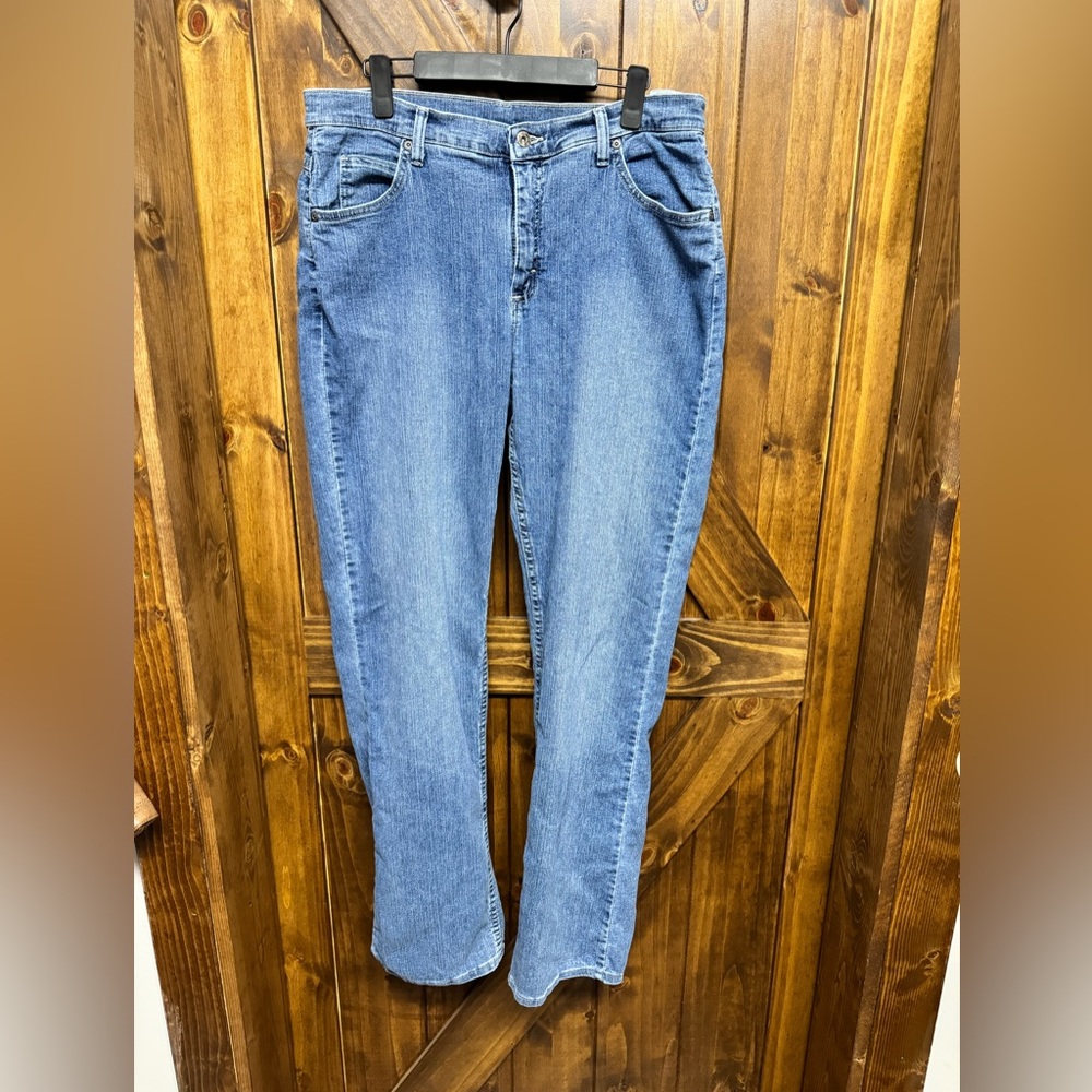Lee Rider 16 long, boot cut blue jeans